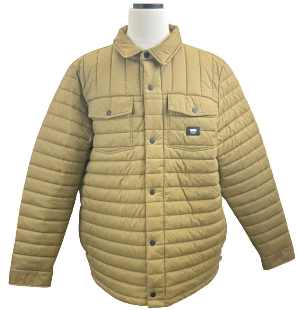 Vans Foreman MTE-1 Quilted Shirt Jacket XL Water Resistant Tan
